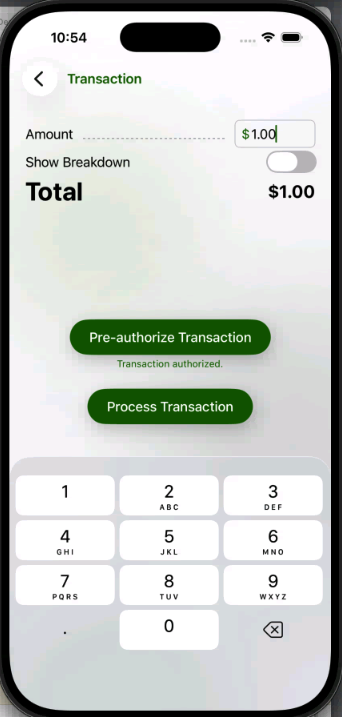 Transaction Entry