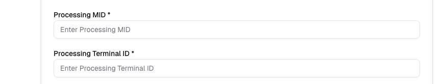 Payroc terminal boarding form